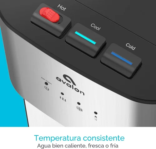 Vista 6 de Avalon dispensador de agua refrigerada, agua sin botella, de limpiado automático y grado comercial. 3 configuraciones de temperatura. Agua caliente