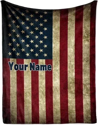 Vista 18 de Jekeno Manta de regalo con la bandera estadounidense para hombres y mujeres, mantas de bandera de Estados Unidos para adultos, niños y niñas, Día