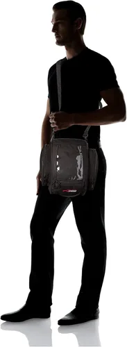 Vista 7 de A-Pro Bolsa de Tanque Moto Textil 5 Litros Equipaje Magnético Negro