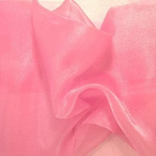 Vista 20 de Valentina Textile Inc, Tela de organza transparente brillante para moda, manualidades, decoración, 60 pulgadas de ancho (1 yarda, aguamarina)