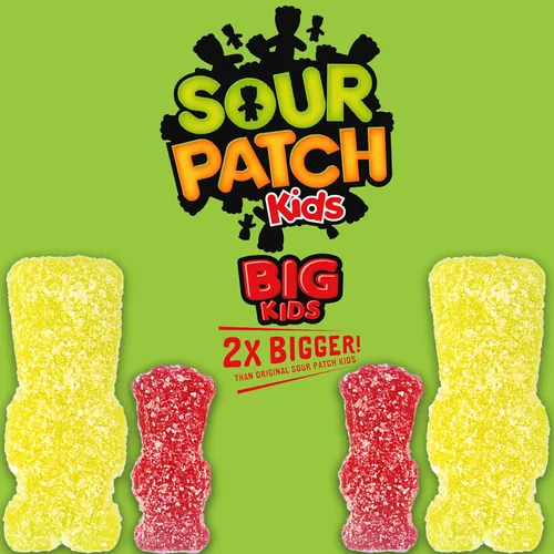Vista 3 de SOUR PATCH KIDS Big Kids Soft & Chewy Candy, tamaño compartido, 12 onzas
