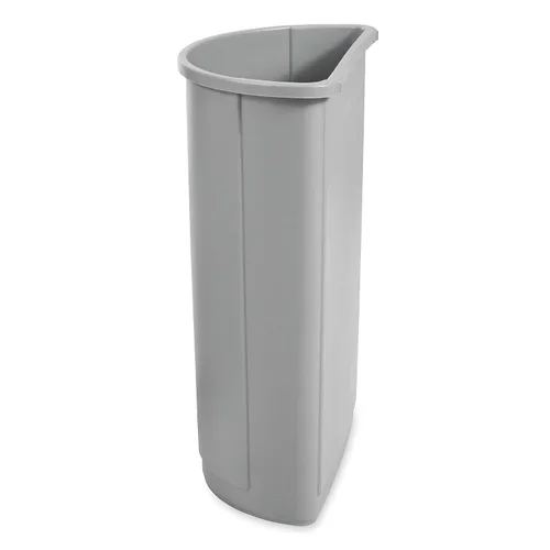 Vista 3 de Rubbermaid Commercial Products Bote de basura intocable, 11 galones, marrón, papelera duradera para el hogar, cocina, garaje, oficina Gris