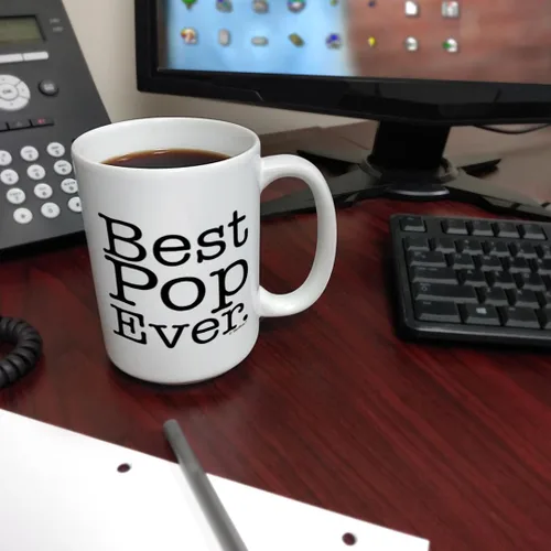 Vista 6 de Pop Mug Best Pop Ever Pop Ever Pop Birthday Gifts Best Pop Cup Pop Presents - Taza de café de 15 onzas, taza de té, color blanco 15oz - Pop