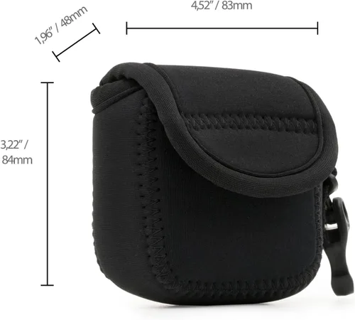 Vista 2 de MegaGear MG1311 - Funda de neopreno ultraligera para cámara compatible con GoPro Hero8, DJI Osmo Action, Sony RX0 II, GoPro Hero 7, Sony RX0 1.0