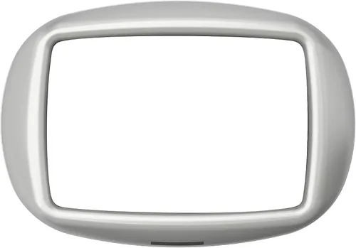 Vista 2 de iTouchless Tapa de bote de basura elíptico, abierta, modelos OL13STV y OL16STV, para botes de basura de 13 y 16 galones