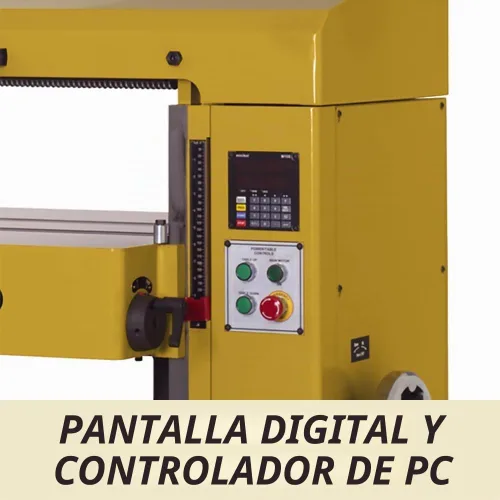 Vista 4 de Powermatic Cepilladora de 25 pulgadas, cabezal de corte helicoidal, 15 HP, 230/460V 3Ph (modelo WP2510)