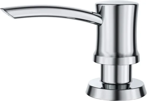 Vista 17 de Dispensador de jabón y loción de cocina Kraus en acero inoxidable libre de manchas, KSD-54SFS Acero inoxidable sin manchas.