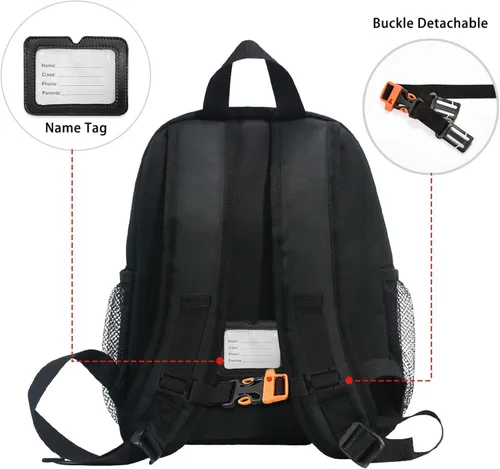 Vista 5 de Mochila escolar para niños pequeños, mochila escolar para niños y niñas, guardería, escuela, jardín de infantes, Sandía, Moderno