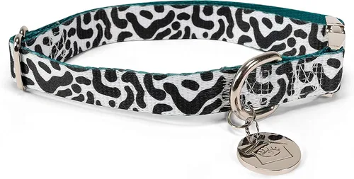 Vista 9 de Now House for Pets by Jonathan Adler Mint - Collar de terrazo, mediano, manera elegante y moderna de mantener a tu perro con un aspecto genial