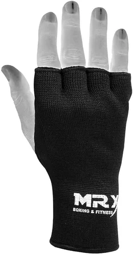 Vista 3 de Muay Thai Guantes interiores de boxeo protectores para mano, puño de MMA (negro, S)