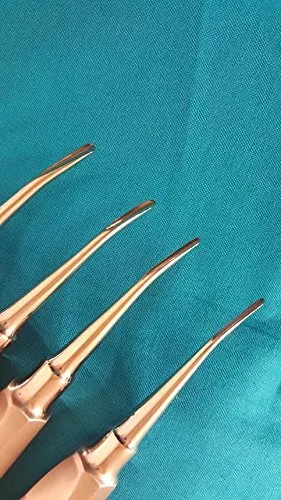 Vista 2 de 4 PCS CURVA DENTAL EXTRACCIÓN EXTRACCIÓN LUXATING ASCENSOR ALEMÁN