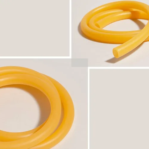 Vista 3 de Feelers Tubo de goma de látex natural de 3/16" (5 mm) ID x 1/4" (7 mm) OD para arpón, tirachinas y como tubo quirúrgico, manguera de goma, 3,3 pies