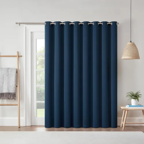 Vista 13 de Eclipse Darrell - Cortinas térmicas blackout para ventana, diseño moderno con ojales, para dormitorio o sala de estar (panel individual), 37 x 54