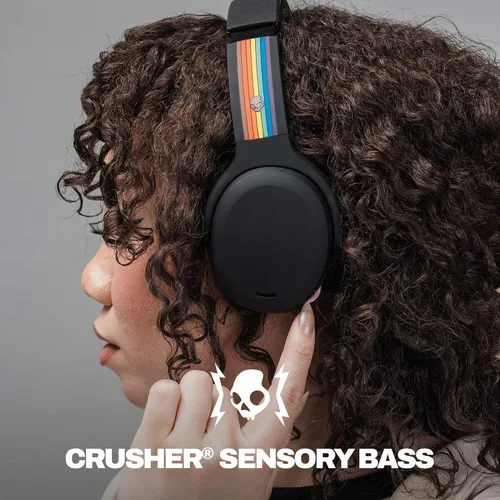 Vista 2 de Skullcandy Crusher ANC 2 - Auriculares inalámbricos Bluetooth con graves multisensoriales, cancelación activa de ruido, hasta 60 horas de batería