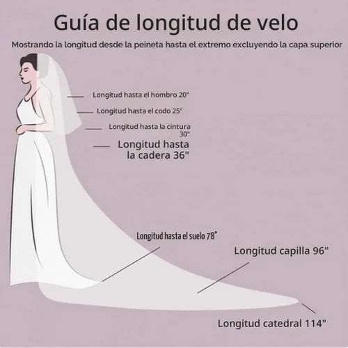 Vista 6 de Ursumy Velo corto de boda velo de encaje velo suave tul velos de novia con peine Marfil