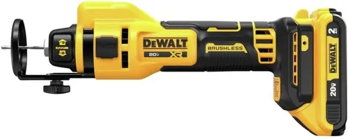 Vista 2 de DEWALT 20V MAX Herramienta de corte para paneles de yeso, herramienta de recorte, 2 baterías y cargador incluidos (DCE555D2)