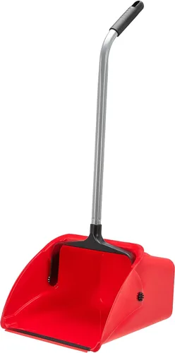Vista 2 de Amazon Basics Recogedor Jumbo Lobby para uso en interiores y exteriores, paquete de 6, color rojo