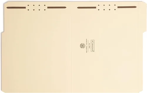 Vista 3 de Smead Carpeta de archivos con cierre 100% reciclado, 2 sujetadores, pestaña reforzada de corte 1/3, tamaño carta, manila, 50 por caja (14547)