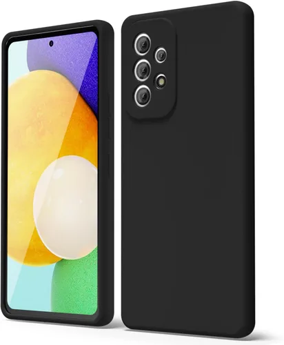 Vista 257 de oakxco Funda para teléfono Samsung Galaxy A12 con agarre de silicona líquida, linda delgada fina suave cubierta de gel de goma TPU lisa para mujeres
