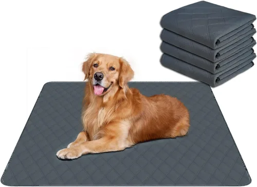Vista 7 de RIOUSSI - Almohadillas reutilizables para orina para perros, cachorros, lavables, absorbentes, a prueba de fugas Soft Material Non-Slip Bottom