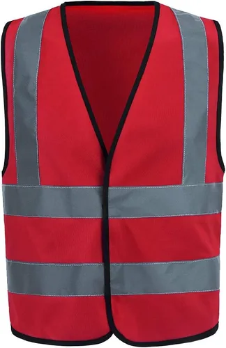Vista 8 de AYKRM chaleco de alta visibilidad de 12 colores con alta visibilidad reflectante para trabajo de construcción y seguridad (XS-8XL)