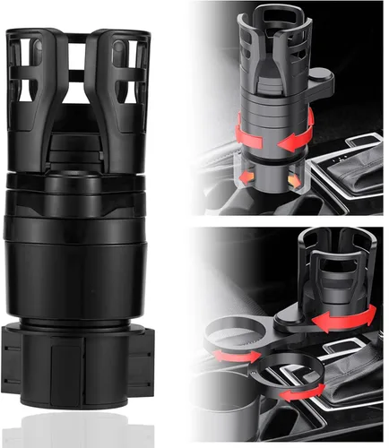 Vista 10 de Paquete de 2 portavasos para papas fritas para coche, multiusos, para comida rápida, soporte para tazas de almacenamiento de coche