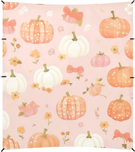 Vista 2 de Cute Pumkins - Tienda de campaña de playa estable UPF50+ impermeable con bolsa de transporte para patio trasero, pastizal, parque