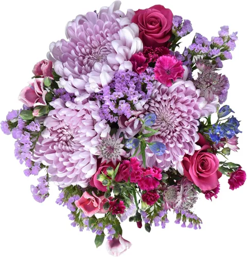 Vista 5 de Sweet Nothing - Arreglo blanco con jarrón de flores frescas reales para entrega, regalo de cumpleaños, felicitaciones, aniversario, agradecimiento