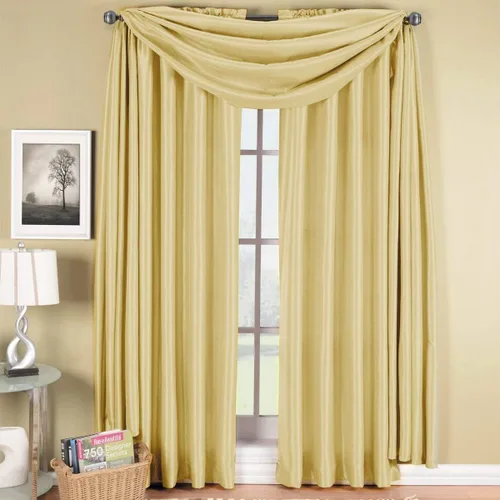Vista 9 de sheetsnthings Juego de tratamiento de ventana de 3 piezas: Soho- Par de paneles blancos sólidos (84 pulgadas de ancho x 108 pulgadas de largo)