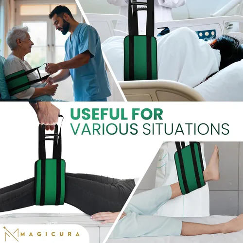 Vista 6 de Cinturón de transferencia de 300 libras para ancianos, cinturones de marcha para personas mayores, cinturón de elevación de pacientes de alta