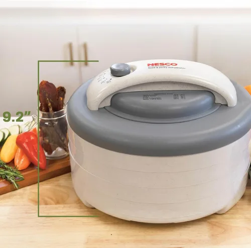 Vista 2 de Nesco FD-61 Snackmaster Encore Deshidratador de alimentos para excelente Jerky y bocadillos, 4 bandejas, gris