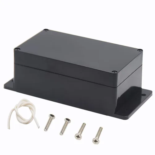 Vista 15 de Zulkit Caja de conexiones de plástico ABS a prueba de polvo, impermeable, IP65, cajas eléctricas universales, carcasa para proyectos con oreja fija