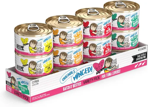 Vista 17 de Weruva BFF - Comida húmeda natural para gatos, atún y pollo 4 Eva en salsa, lata de 3 onzas, paquete de 24