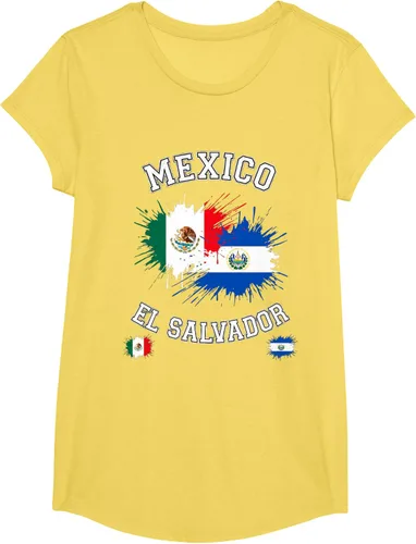 Vista 40 de Camiseta de recuerdo de la bandera vintage de El Salvador de México