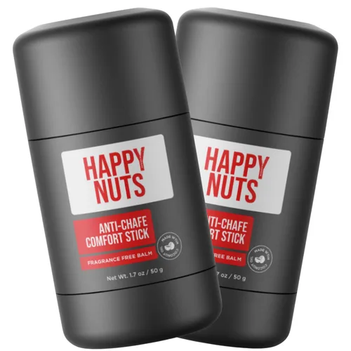Vista 10 de HAPPY NUTS Barra de confort antirozaduras para hombres: la mejor defensa de la fricción y prevención de rozaduras para estilos de vida activos