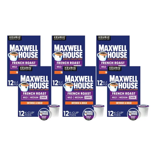 Vista 13 de Maxwell House Blend Descafeinado - Cápsulas de café K-Cup de tostado medio, mezcla de la casa (Caja de 84 cápsulas)