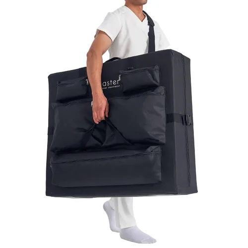 Vista 10 de Master Massage - Mesa de masaje con ruedas de tamaño universal con ruedas, bolsa de transporte de gran tamaño para cama de masaje plegable