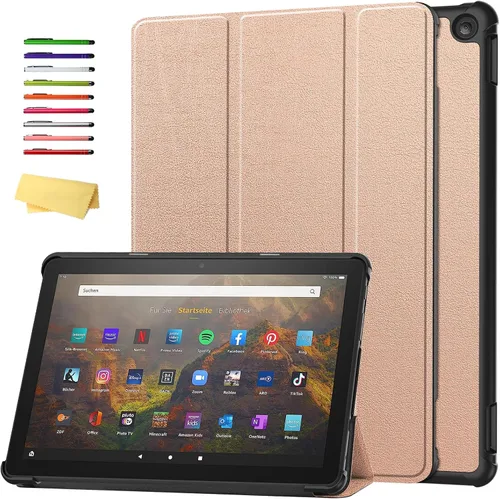 Vista 53 de Funda para Amazon Kindle Fire HD 8 y Fire HD 8 Plus (12ª/10ª generación, versión 2024/2022/2020) de 8 pulgadas, UUcovers con soporte triple