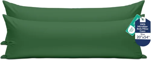 Vista 15 de Royale Linens Paquete de 2 fundas de almohada de tamaño estándar de 20 x 26 pulgadas, microfibra cepillada, fundas de almohada de cama, resistentes