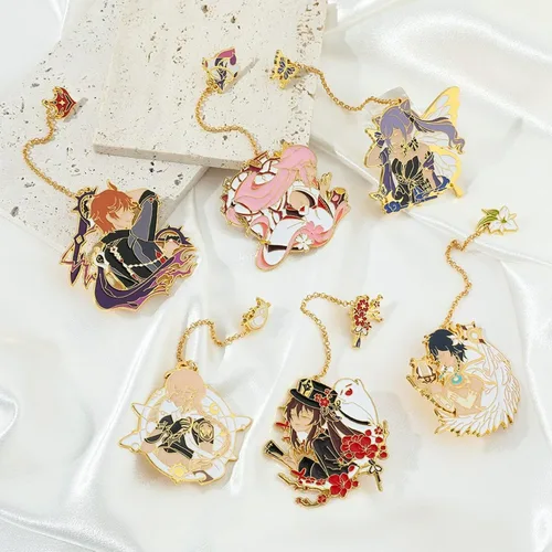 Vista 4 de Kazuha Genshin - Pin de esmalte de impacto Kaedehara Kazuha Jewelry Broche de solapa de regalo para los fanáticos, broche de insignia de metal
