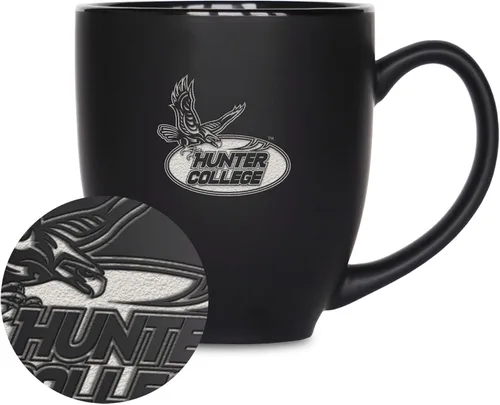 Vista 207 de Rico Industries - Taza de cerámica mate negra con grabado láser estándar de 15oz para NCAA (escuelas T & U) - Para bebidas calientes o frías