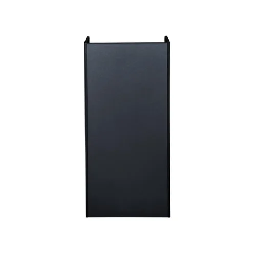 Vista 9 de EMMA + OLIVER Sean - Recipiente de basura con tapa de madera laminada, color negro