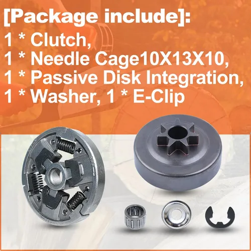 Vista 3 de Para Stihl MS261 MS261C MS271 MS271C MS291 MS291C, kit de embrague Ms271, 11211602051, 95129332260, 00009581022, 94606240801