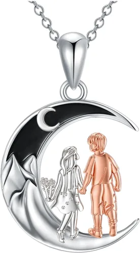 Vista 19 de Collar de Hermana de Plata de Ley - Joyería de Cumpleaños para Hermanas y Amigas