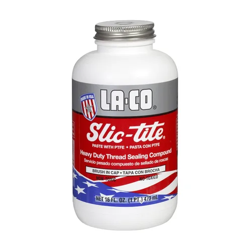 Vista 7 de LA-CO 42014 Slic-Tite - Pasta selladora de rosca prémium con PTFE, temperatura de -50 a 500 grados F, 1 galón