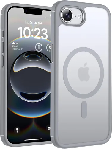 Vista 221 de TOCOL Funda para iPhone 11, compatible con Magsafe, protección completa de cámara, imanes integrados, protección contra caídas, funda translúcida