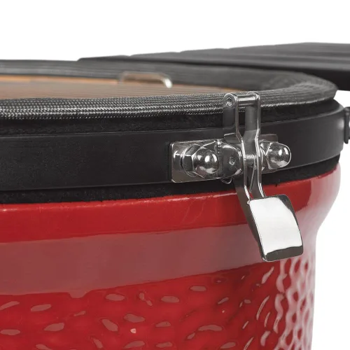Vista 7 de LavaLock Kit de juntas de malla de alambre para Kamado Joe/BGE - 1-1/4" X 150 pulgadas. Junta plana para ahumar barbacoa autoadhesiva con cinta
