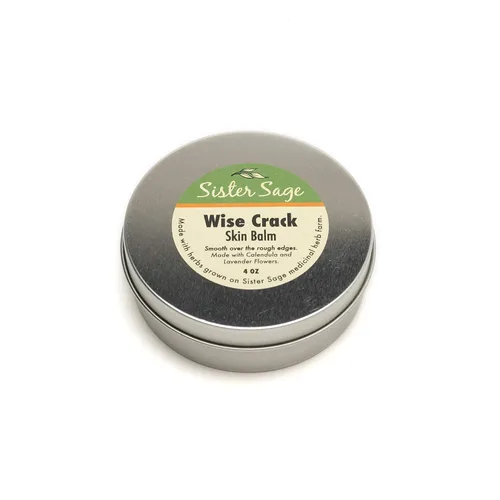Vista 6 de Wise Crack Skin Balm, bálsamo natural para la piel con caléndula, manteca de karité de lavanda y cera de abejas (2 onzas)