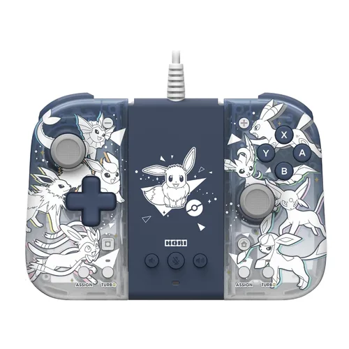 Vista 2 de HORI Split Pad Compact Attachment Set (Eevee) for Nintendo Switch - Officially Licensed By Nintendo and The Pokémon Company International