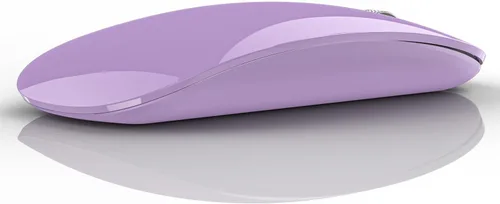 Vista 11 de TENMOS M18 Mouse Bluetooth, mouse inalámbrico recargable USB C, mouse silencioso de triple modo (Bluetooth dual+USB) para computadora, portátil